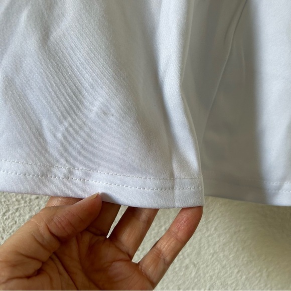 Werena Women’s Mini Sporty Pleated Skort Small NWT White Preppy Tennis elastic - Picture 5 of 12